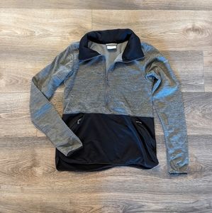 Columbia sweatshirt jacket black and gray